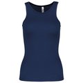 Camiseta de deporte tirantes para chica Azul L