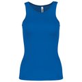 Camiseta de deporte tirantes para chica Azul M