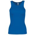 Camiseta de deporte tirantes para chica Azul XS