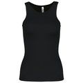 Camiseta de deporte tirantes para chica Black XS