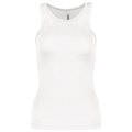 Camiseta de deporte tirantes para chica Blanco S