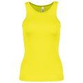 Camiseta de deporte tirantes para chica Fluorescent Yellow S