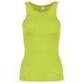 Camiseta de deporte tirantes para chica Lime S