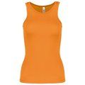 Camiseta de deporte tirantes para chica Orange L