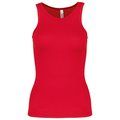 Camiseta de deporte tirantes para chica Red XL