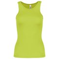 Camiseta de deporte tirantes para chica Verde L