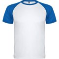 Camiseta Deportiva Bicolor BLANCO/ROYAL 2XL