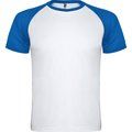 Camiseta Deportiva Bicolor BLANCO/ROYAL 4