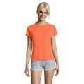 Camiseta Deportiva Mujer 140g Naranja XL