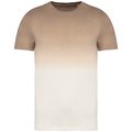 Camiseta Dip Dye unisex Beige 3XL