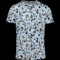 Camiseta diseño tropical hombre Ivory Floral Blue S