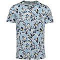 Camiseta diseño tropical hombre Ivory Floral Blue XS