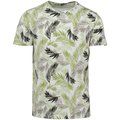 Camiseta diseño tropical hombre Ivory Palm Leaves S