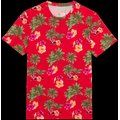 Camiseta diseño tropical hombre Red Hawaiian S