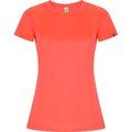 Camiseta ECO Manga Corta Mujer Control Dry CORAL FLUOR L