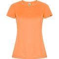 Camiseta ECO Manga Corta Mujer Control Dry NARANJA FLUOR 2XL