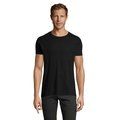 Camiseta Entallada Hombre Algodón Negro M