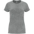 Camiseta entallada de manga corta con cuello redondo GRIS VIGORE S