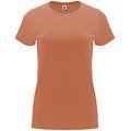 Camiseta entallada de manga corta con cuello redondo NARANJA GREEK 2XL