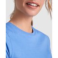 Camiseta entallada de manga corta con cuello redondo