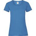 Camiseta entallada mujer 100% algodón Azur Blue XXL