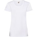 Camiseta entallada mujer 100% algodón Blanco XL