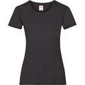 Camiseta entallada mujer 100% algodón Dark Heather Grey XL