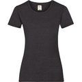 Camiseta entallada mujer 100% algodón Dark Heather Grey XS