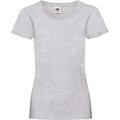 Camiseta entallada mujer 100% algodón Gris S