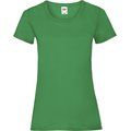 Camiseta entallada mujer 100% algodón Kelly Green XXL