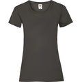 Camiseta entallada mujer 100% algodón Light Graphite S