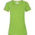 Camiseta entallada mujer 100% algodón Lime XL