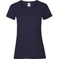 Camiseta entallada mujer 100% algodón Navy XS