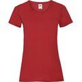 Camiseta entallada mujer 100% algodón Red L