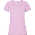 Camiseta entallada mujer 100% algodón Rosa L