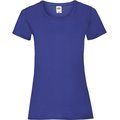 Camiseta entallada mujer 100% algodón Royal Blue M