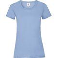 Camiseta entallada mujer 100% algodón Sky Blue XS