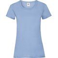 Camiseta entallada mujer 100% algodón Sky Blue XXL