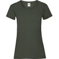 Camiseta entallada mujer 100% algodón Verde XL