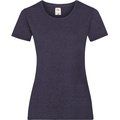 Camiseta entallada mujer 100% algodón Vintage Heather Navy L