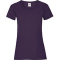 Camiseta entallada mujer 100% algodón Violeta L