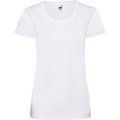 Camiseta entallada mujer 100% algodón White L