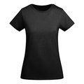 Camiseta entallada mujer algodón orgánico Negro L