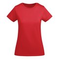 Camiseta entallada mujer algodón orgánico Rojo S