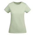 Camiseta entallada mujer algodón orgánico VERDE MIST L