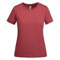 Camiseta gruesa de mujer ROJO CRISANTEMO S