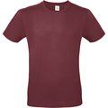 Camiseta hombre 100% algodón preencogido Burgundy XL