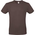 Camiseta hombre 100% algodón preencogido Marrón S