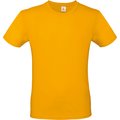 Camiseta hombre 100% algodón preencogido Naranja XXL