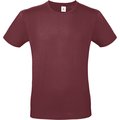 Camiseta hombre 100% algodón preencogido Rojo / Violeta L